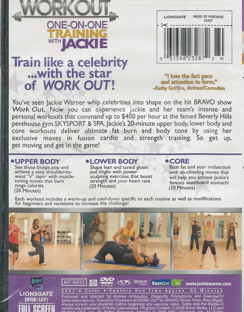 Jackie Warner - Workout One-On-One- Training