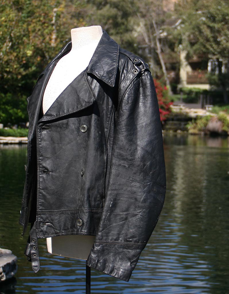 Black Leather Biker Jacket