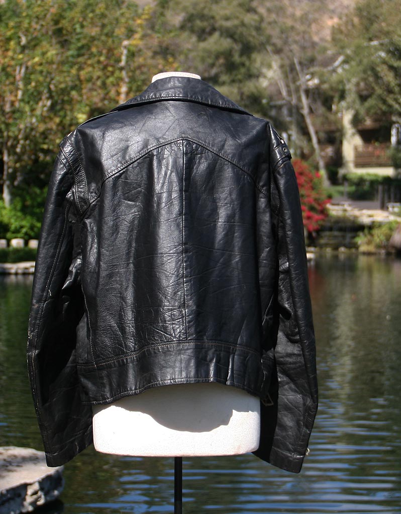 Black Leather Biker Jacket