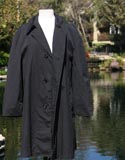 Black London Fog Trench Coat