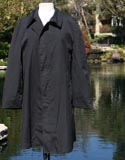 Black London Fog Trench Coat