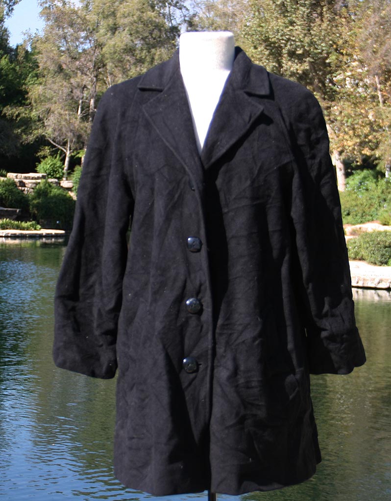 Black Navy P-Coat