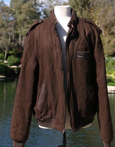 BROWN MEMBERS ONLY WINTER JACKET