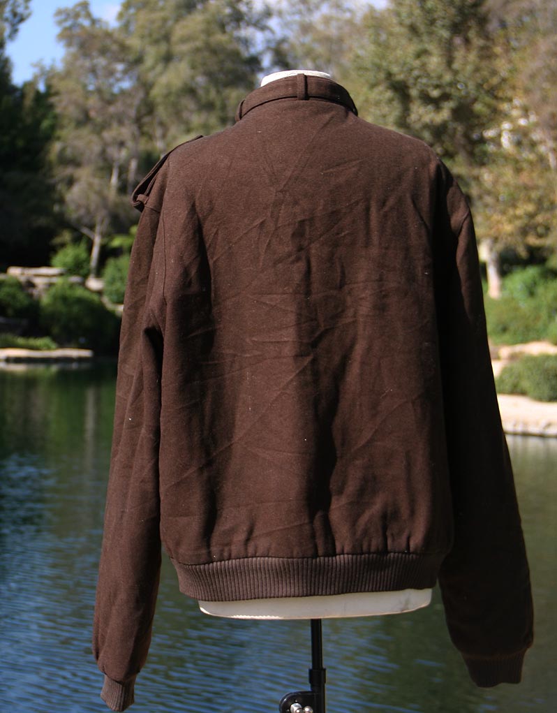 Brown Members Only Winter Jacket