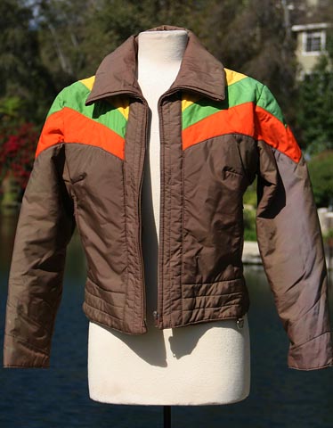 80'S BROWN SKI JACKET