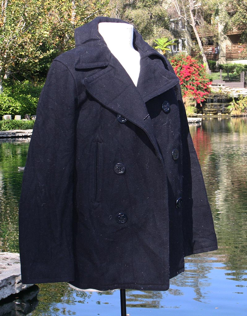 Royal Blue Naval Large P-Coat