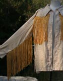 Tan Frill Western Shirt