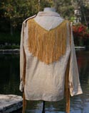 Tan Frill Western Shirt