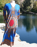 Dashiki Blue and Red Dress
        