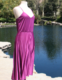 Lavender Pleated Bottom Dress