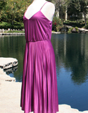 Lavender Pleated Bottom Dress