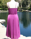 Lavender Pleated Bottom Dress