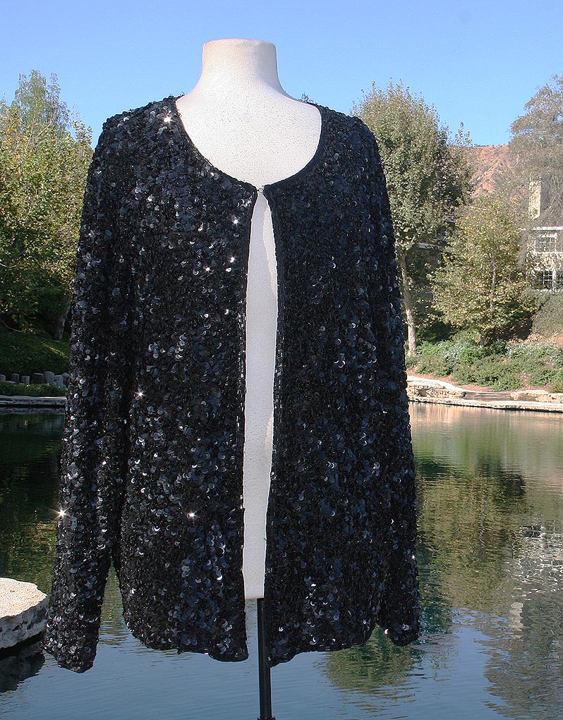 Black Sequin Jacket