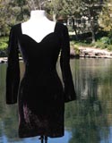 Black Velvety Dress