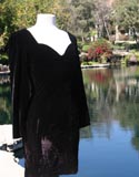 Black Velvety Dress