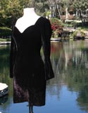 Black Velvety Dress