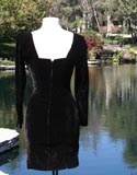 Black Velvety Dress