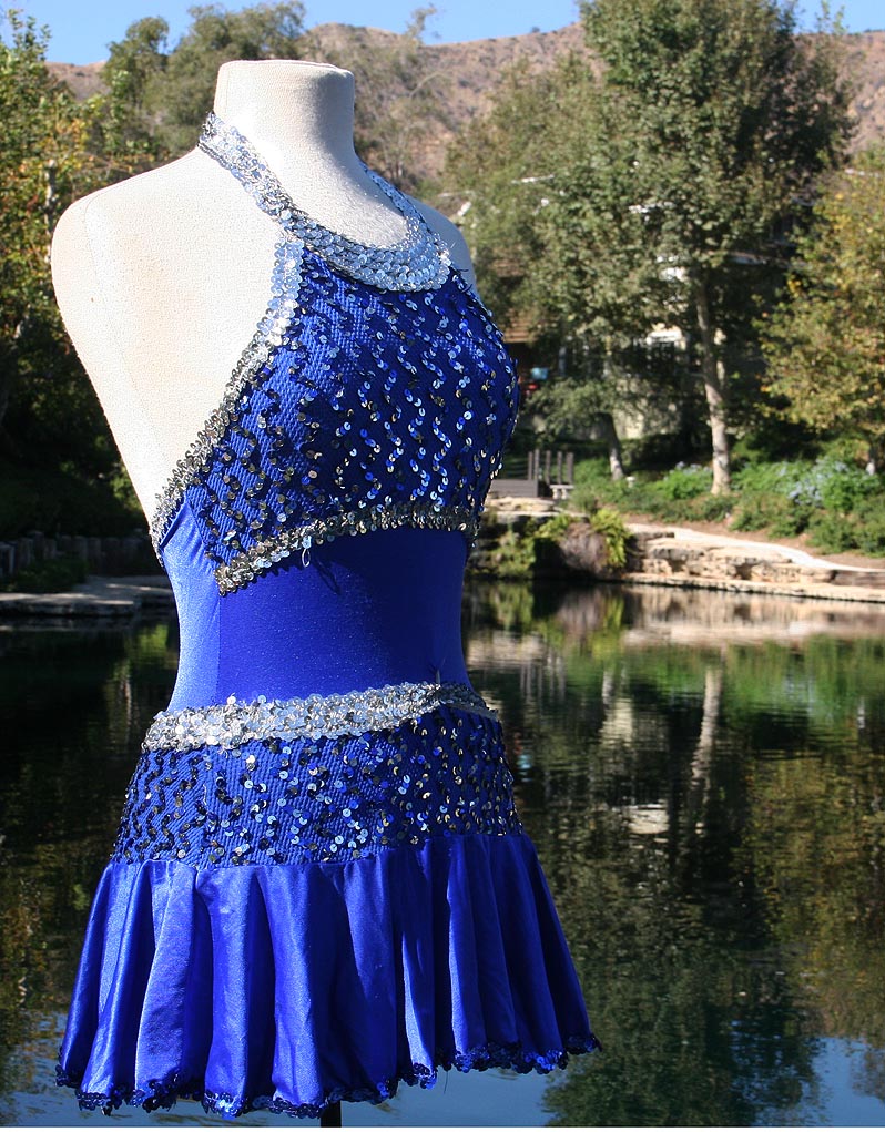 Blue Dance Girl Costume