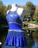 Blue Dance Girl Costume