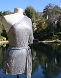 Grey Simple Sequin Dress Mini