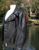 Black Leather Biker Jacket