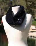 Black Sparkle Neck Wrap