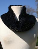 Black Sparkle Neck Wrap