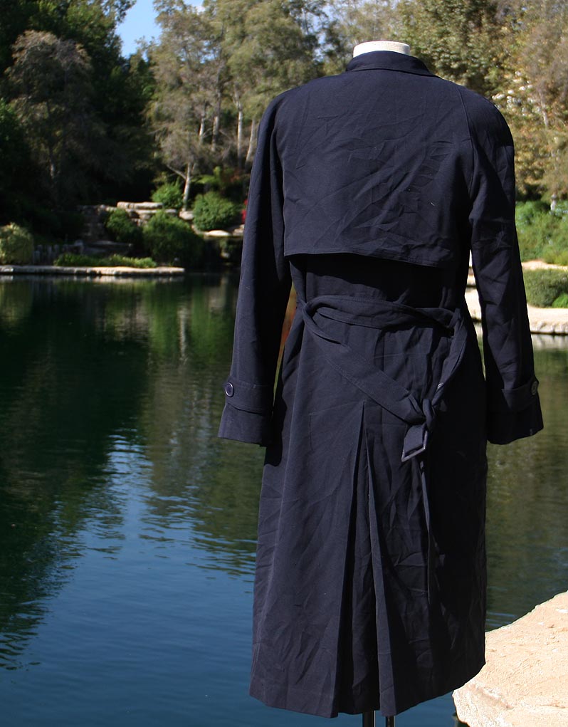 Blue Navy Trench Coat