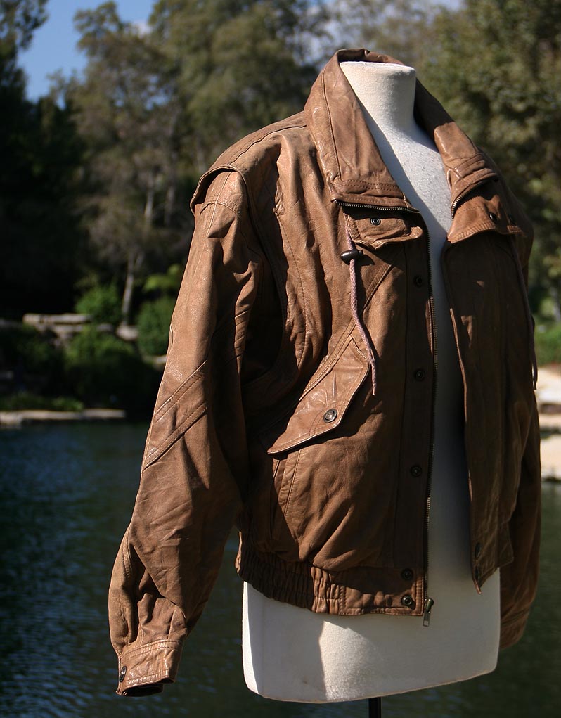 Brown Light Leather Jacket
