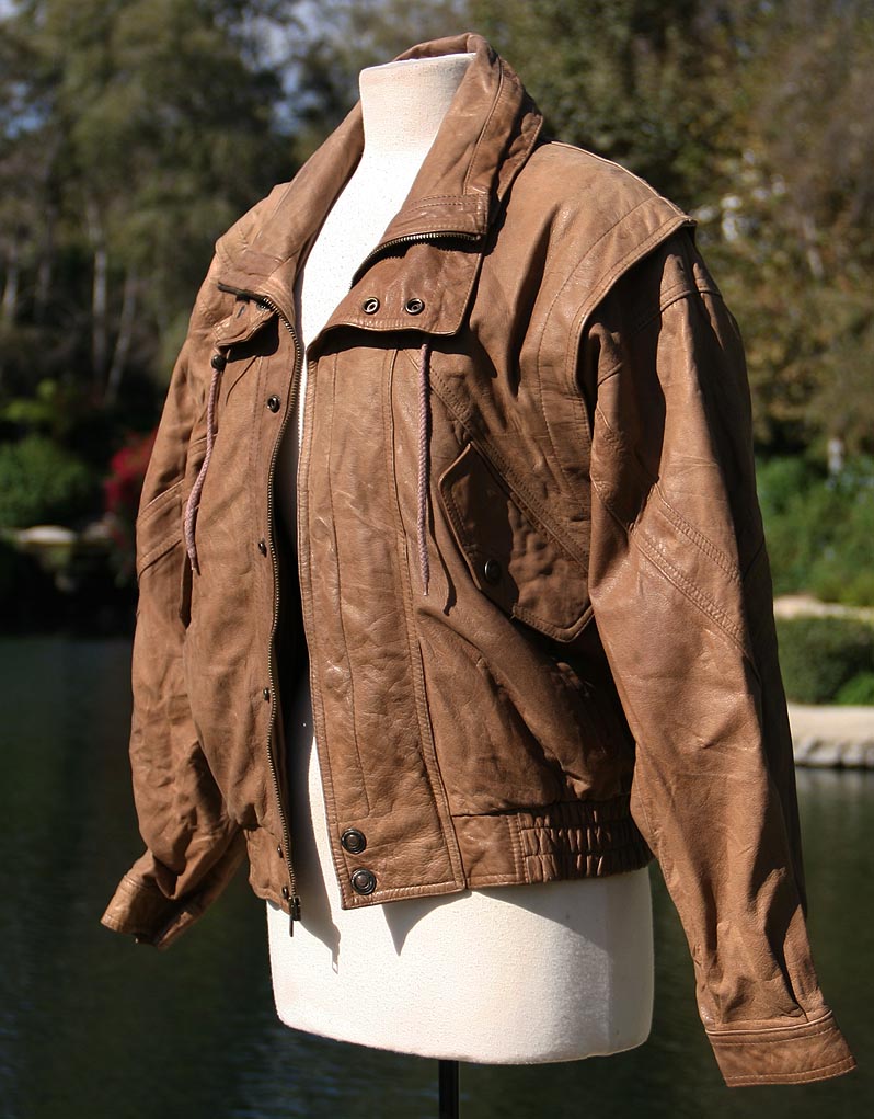 Brown Light Leather Jacket