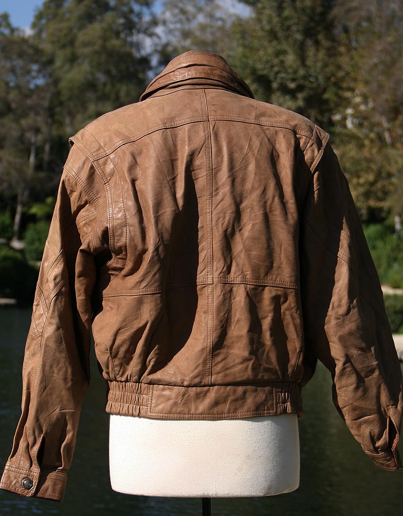 Brown Light Leather Jacket