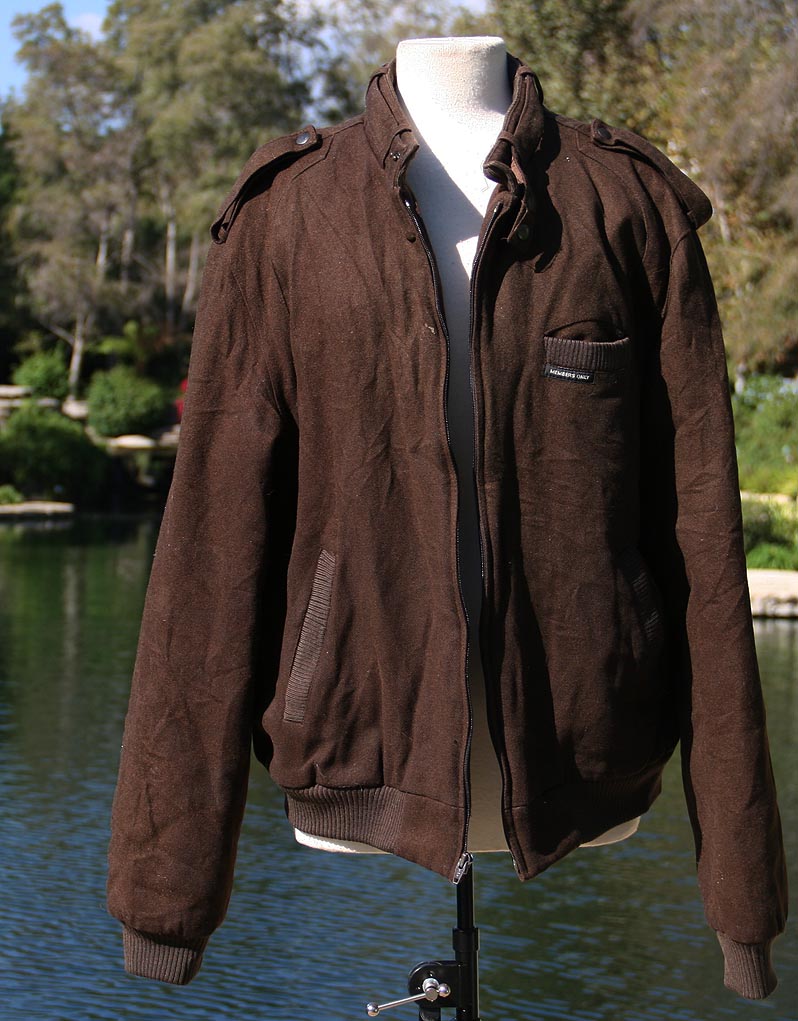 Brown Members Only Winter Jacket