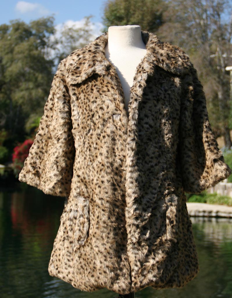 Fur Leapard Pattern Coat