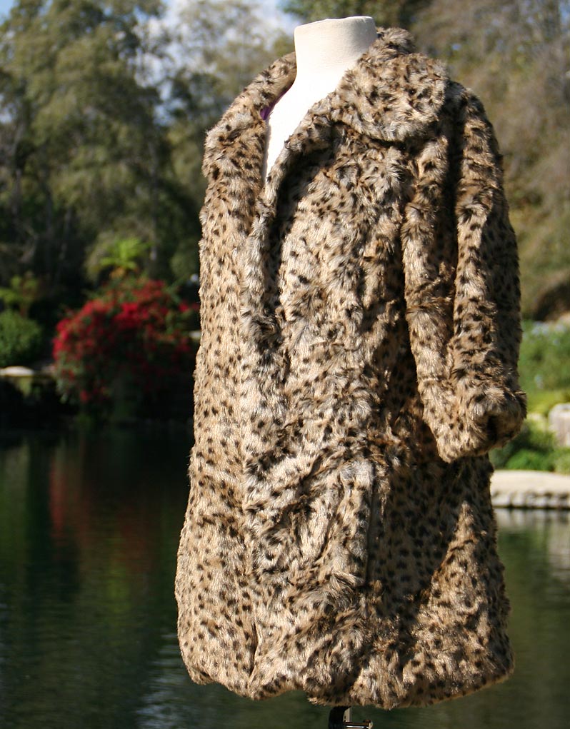 Fur Leapard Pattern Coat