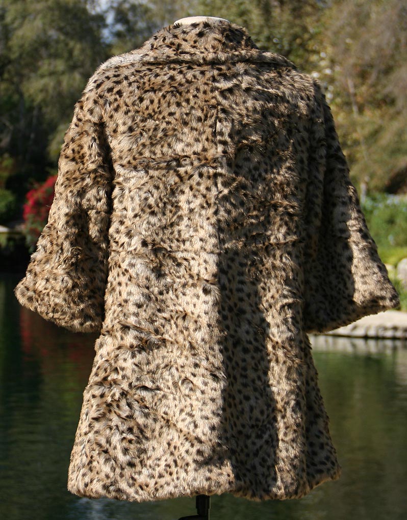 Fur Leapard Pattern Coat