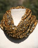 Gold Sparkle Neck Scarf