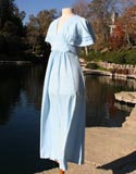 Blue Powder Sleeveless Long Dress