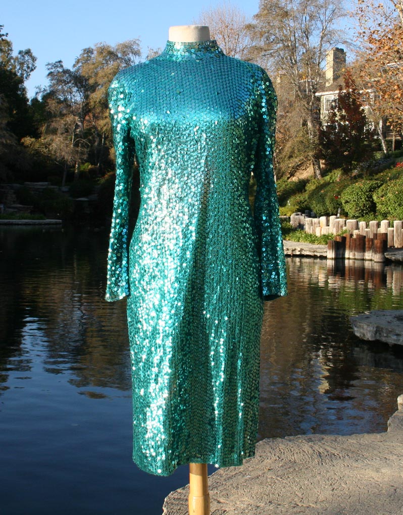 Green Sequin Dress