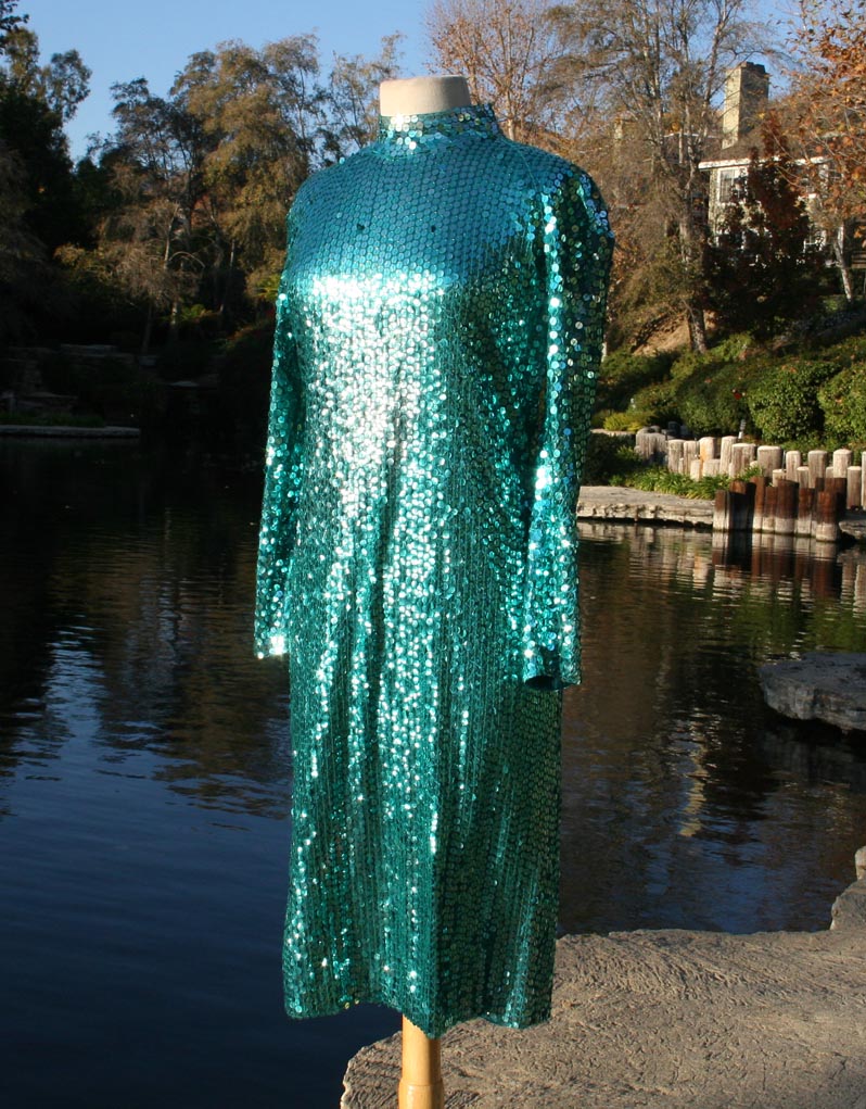 Green Sequin Dress