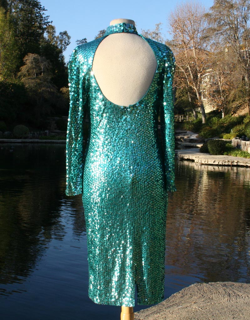 Green Sequin Dress