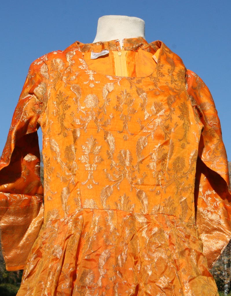 Orange Indian Traditional Dress