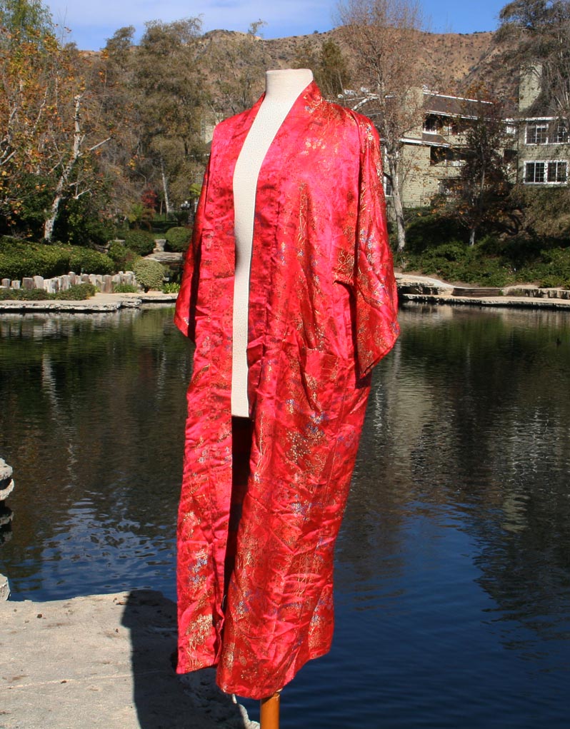 Red Asian Inspired Traditional Robe