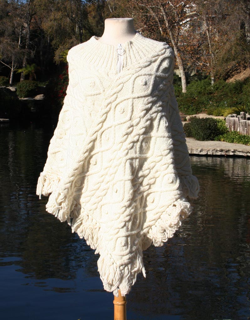 White Knit Shawl