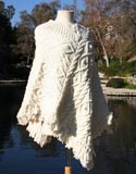 White Knit Shawl