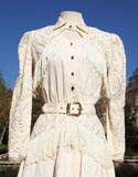 White Western Frill Dress 