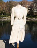 White Western Frill Dress 