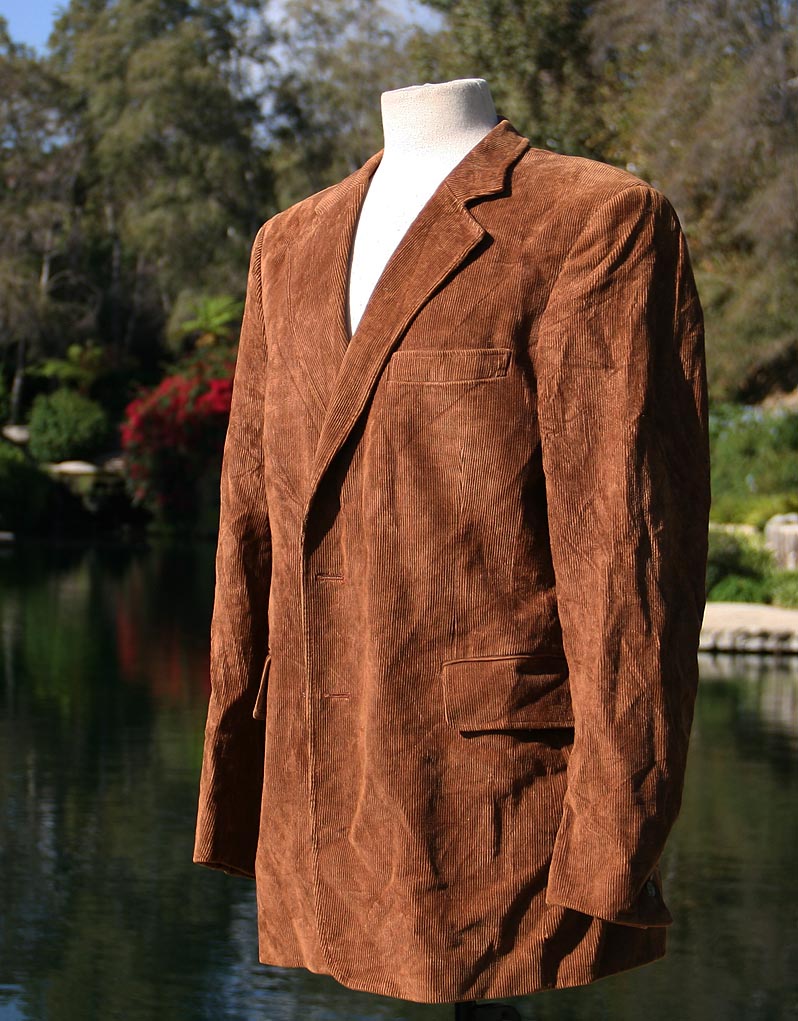 Brown Cordaroy Blazer