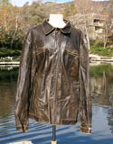 Brown Worn Classic Leather Jacket