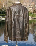 Brown Worn Classic Leather Jacket