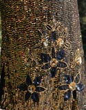 Gray & Black Flower Beaded Sleeveless Top